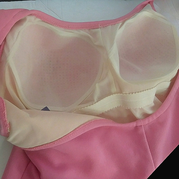Vintage Pink One Piece Swim Dress - Picture 10 of 10